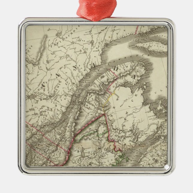 Ornamento De Metal Canadá (Frente)