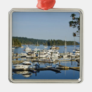 Ornamento De Metal Canadá, BC, Ilhas do Golfo, Ilha Salt Spring,