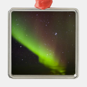 Ornamento De Metal Canadá, Manitoba, Churchill. Aurora Boreal