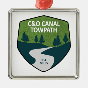 Ornamento De Metal Canal Towpath C&O