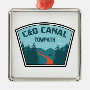 Ornamento De Metal Canal Towpath C&O