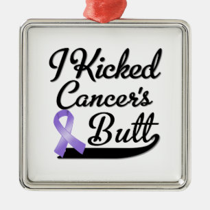 Ornamento De Metal Cancer do linfoma de Hodgkins eu retrocedi o