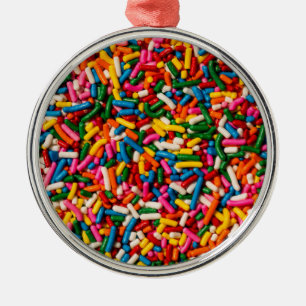 Ornamento De Metal Candy Sprinkles