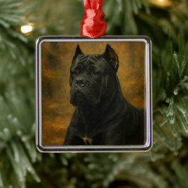 Ornamento De Metal Cane Corso