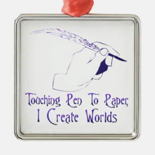 Ornamento De Metal Caneta a forrar