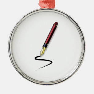 Ornamento De Metal Caneta de fonte