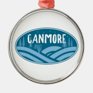 Ornamento De Metal Canmore Alberta Ao Ar Livre