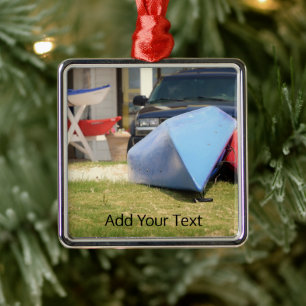 Ornamento De Metal Canoas e Kayaks por Shirley Taylor