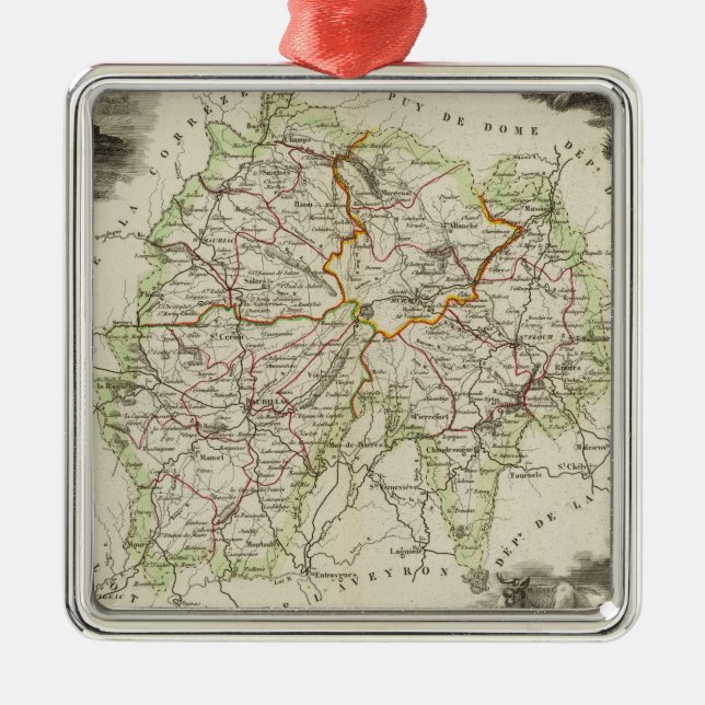 Ornamento De Metal Cantaloupe (Frente)