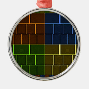 Ornamento De Metal Canvas de parede