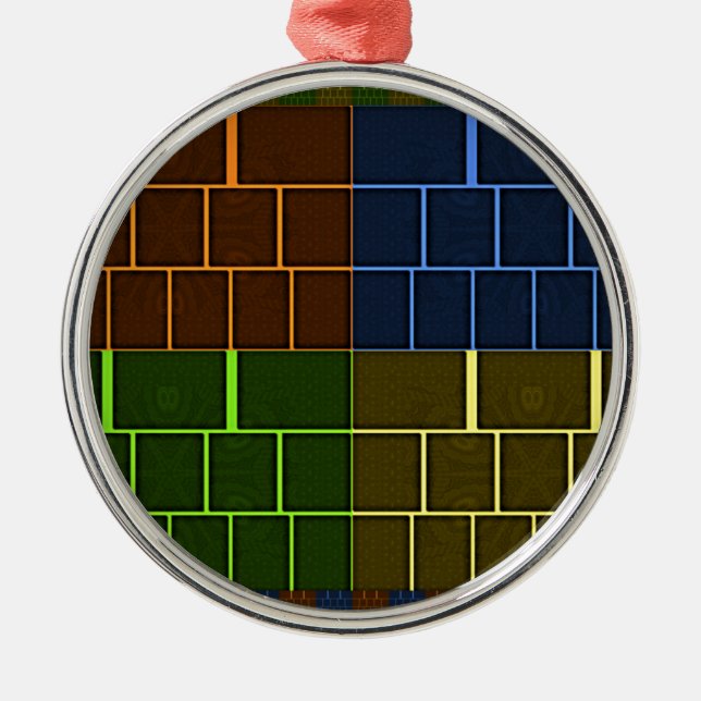 Ornamento De Metal Canvas de parede (Frente)