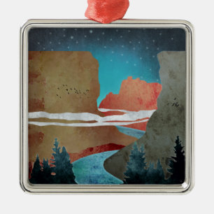 Ornamento De Metal Canyon Birds