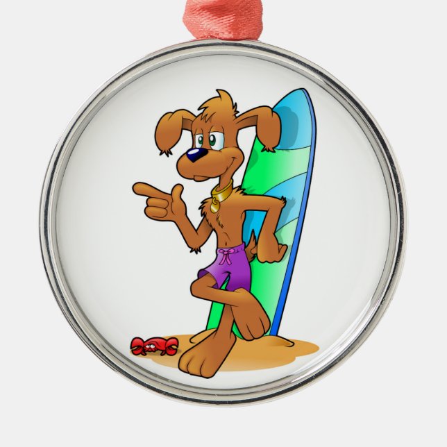 ORNAMENTO DE METAL CÃO DE SOBREFERÊNCIA (Frente)