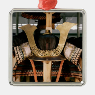 Ornamento De Metal Capacete do samurai, mediados do século XIV