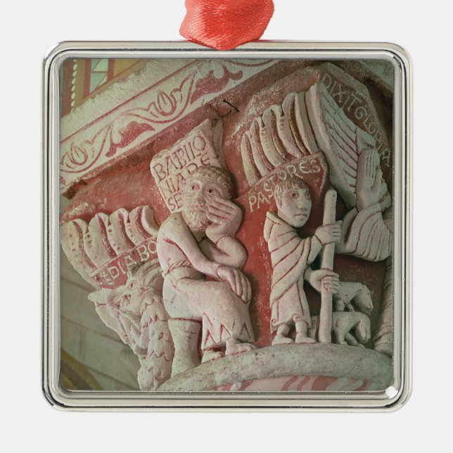 Ornamento De Metal Capital do chancel 'de Babilonia (Frente)