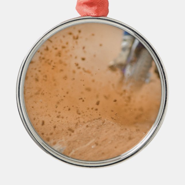 Ornamento De Metal Capoeira do motocross (Frente)