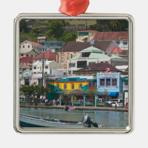 Ornamento De Metal Caribe, GRANADA, Rua, George, Rua, George