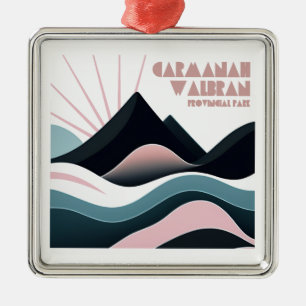 Ornamento De Metal Carmanah Walbran Parque Provincial Colorido Colina