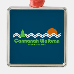 Ornamento De Metal Carmanah Walbran Parque Provincial Retro