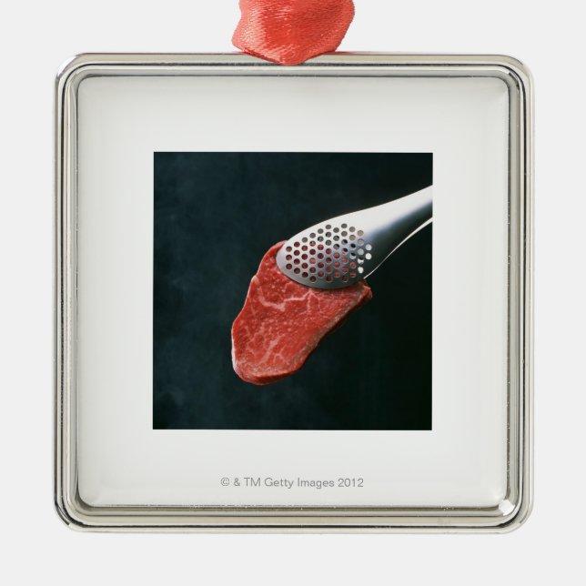 Ornamento De Metal Carne (Frente)