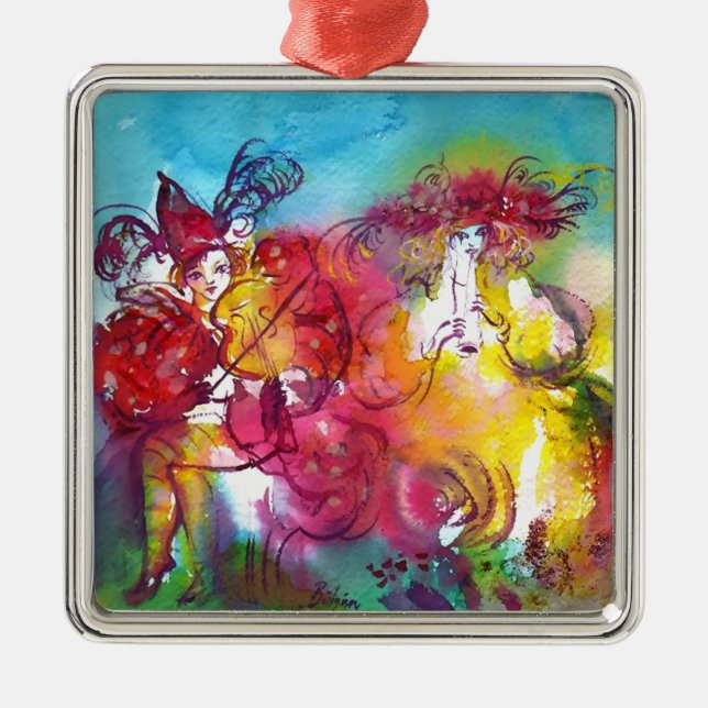 Ornamento De Metal CARNIVAL NIGHT / Mascarada veneziana,Dance Music (Frente)