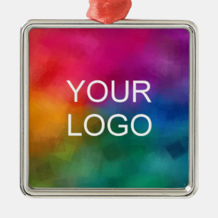 Ornamento De Metal Carregar Logotipo Personalizado da Empresa Premium