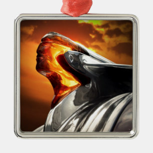 Ornamento De Metal Carro principal do clássico de Pontiac Chieftain