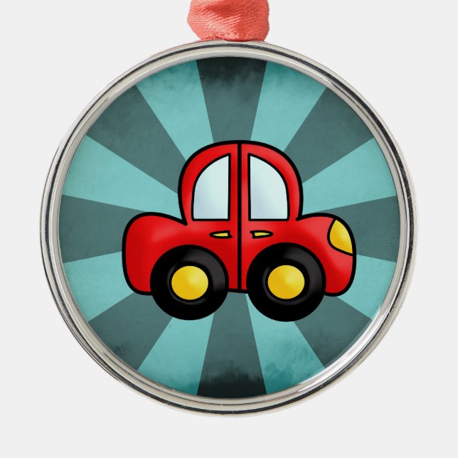Ornamento De Metal Cartoon (Frente)