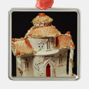 Ornamento De Metal Casa de campo de Staffordshire, C. 1860
