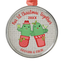 Casal de Natal do Cactus - Primeiro Feriado Sucule