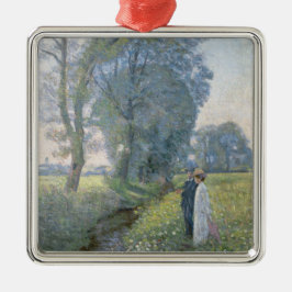 Ornamento De Metal Casal noivo (casamento e união) (noivado)