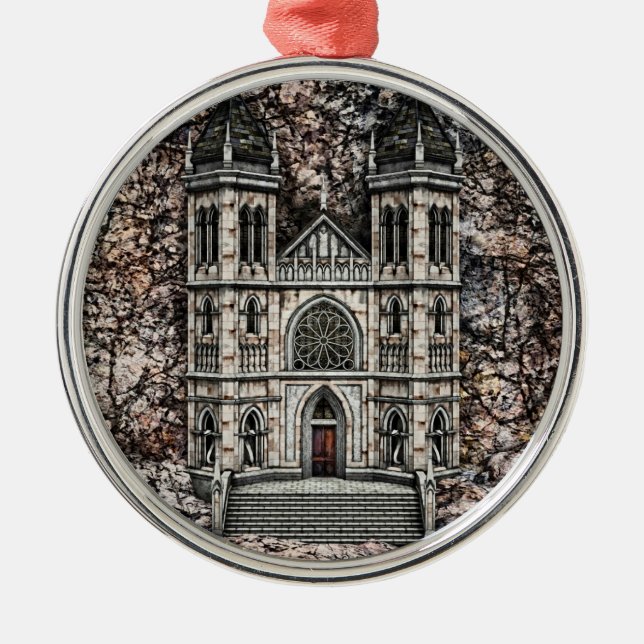 Ornamento De Metal Castelo (Frente)