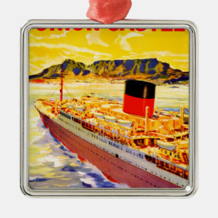 Ornamento De Metal Castelo da União para a África do Sul