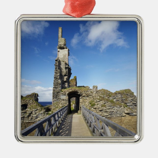 Ornamento De Metal Castelo Sinclair Girnigoe, Wick, Caithness, 2 (Frente)
