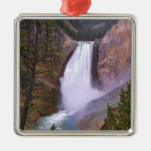 Ornamento De Metal Catarata inferior do Yellowstone, Grand Canyon do