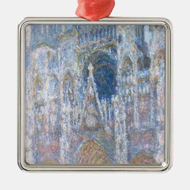 Ornamento De Metal Catedral de Claude Monet | Rouen (Frente)
