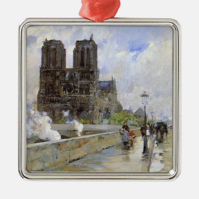 Ornamento De Metal Catedral de Notre Dame (Paris, França) (Arte Vinta (Frente)