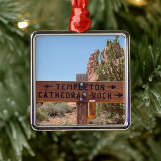 Ornamento De Metal Catedral Rock Sedona Arizona