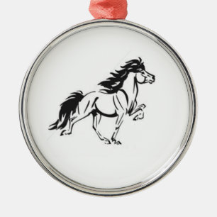 Ornamento De Metal Cavalo islandês