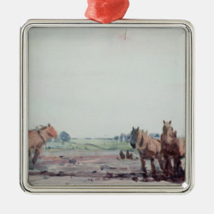 Ornamento De Metal Cavalos da guilhotina