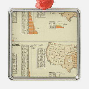 Ornamento De Metal Cavalos, mulas, burros, carneiros