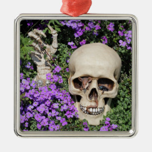 Ornamento De Metal Caveira - Gothic, alfaia/