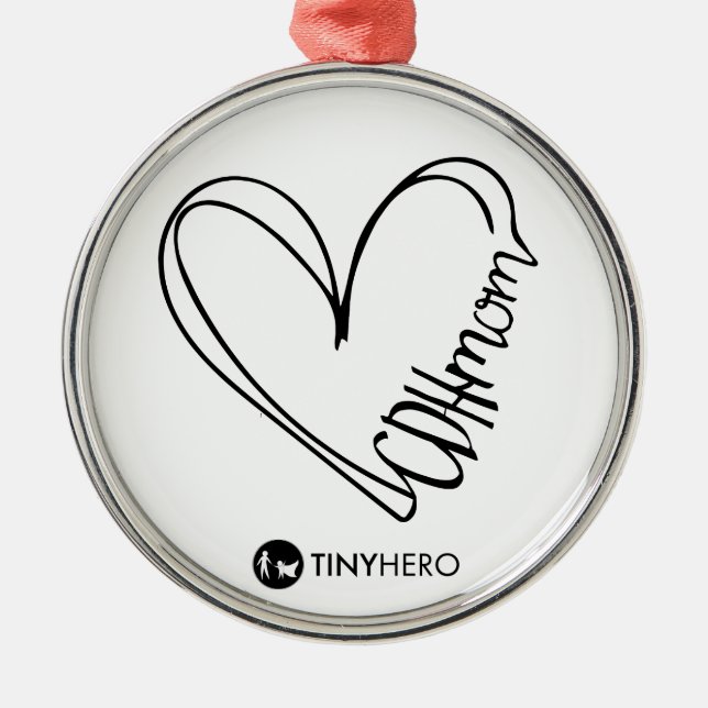 Ornamento De Metal CDH Mãe Ornament (Frente)