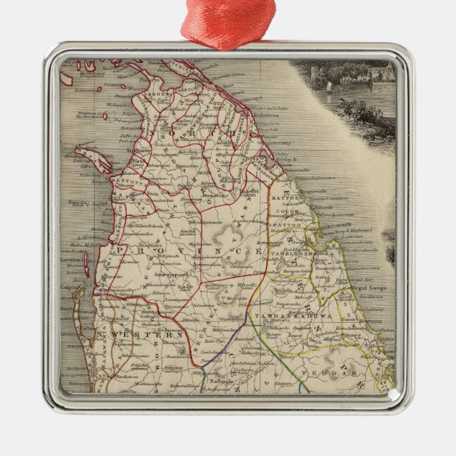 Ornamento De Metal Ceilão (Frente)