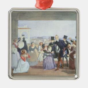 Ornamento De Metal Celebração de outubro em Roma, 1842