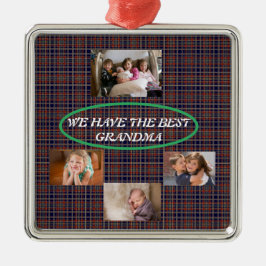 Ornamento De Metal Celebre sua avó especial