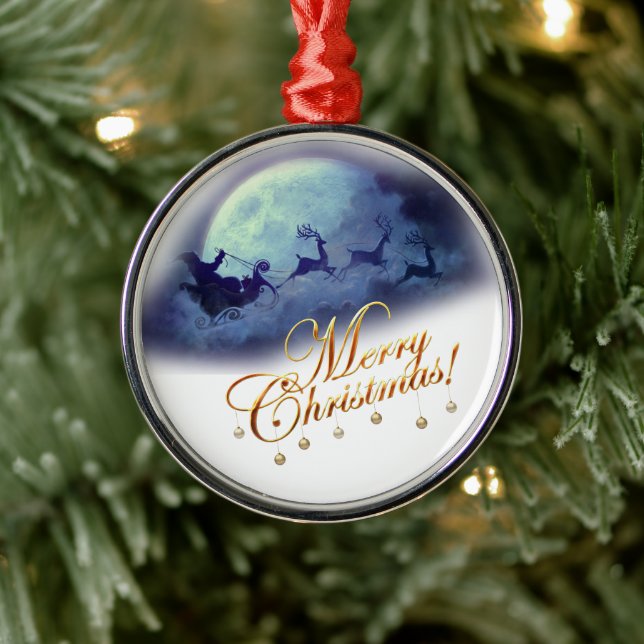 Ornamento De Metal Celestial Reindeer Delight (Árvore)