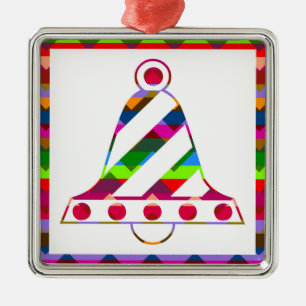 Ornamento De Metal Célula de Natal