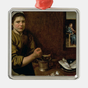 Ornamento De Metal Cena da cozinha