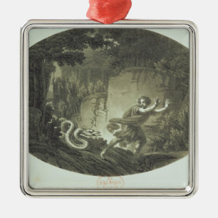 Ornamento De Metal Cena "da flauta mágica" por Mozart